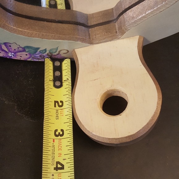 Vintage Hand Painted Heart Wall Sconces - Picture 9 of 9